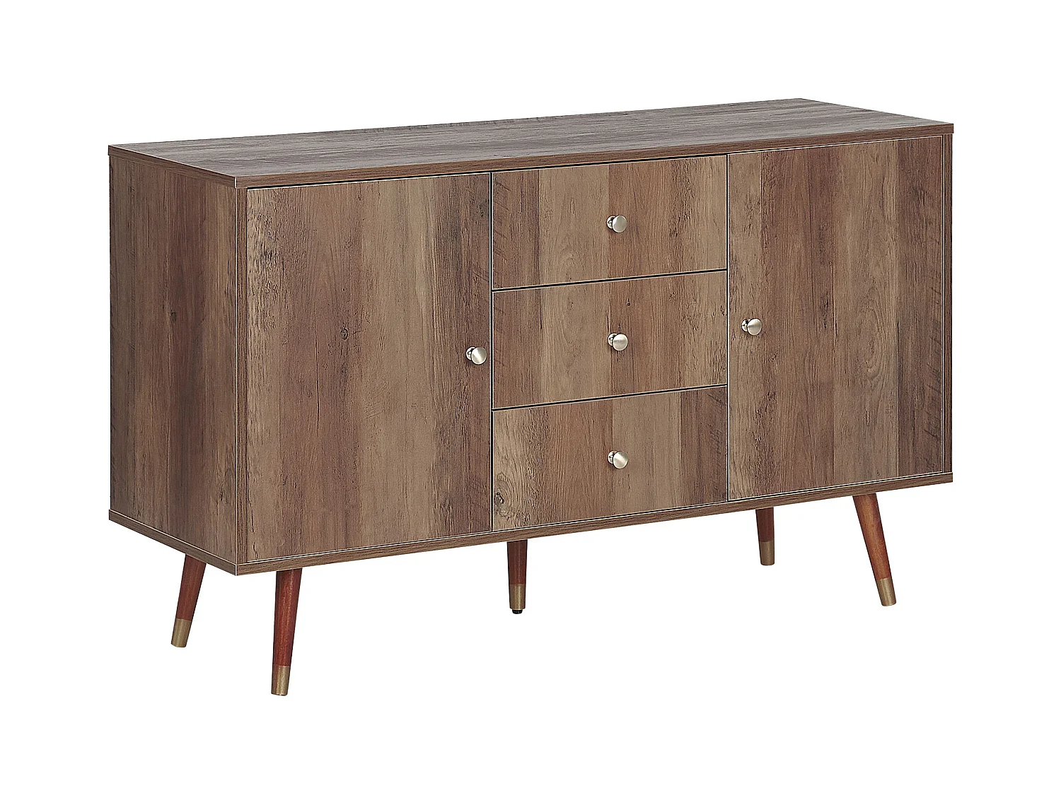 Dressoir met 2 deuren ULIKA Donkerbruin