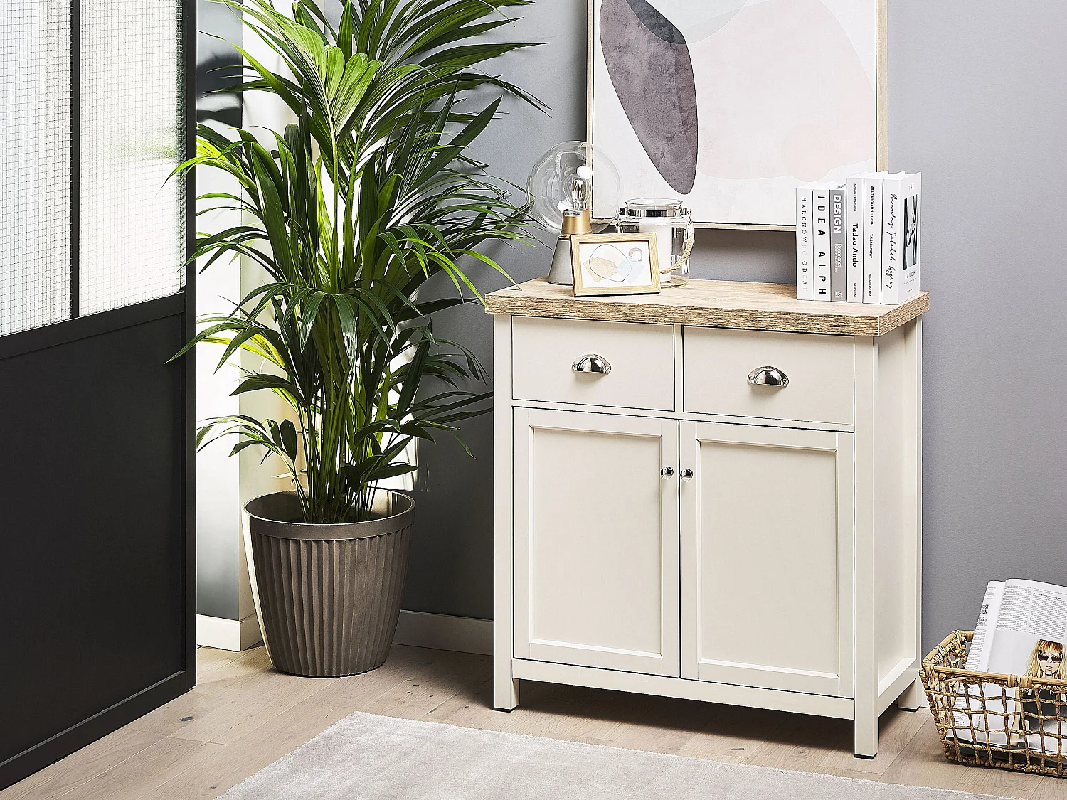 Commode beige/lichtbruin CLIO
