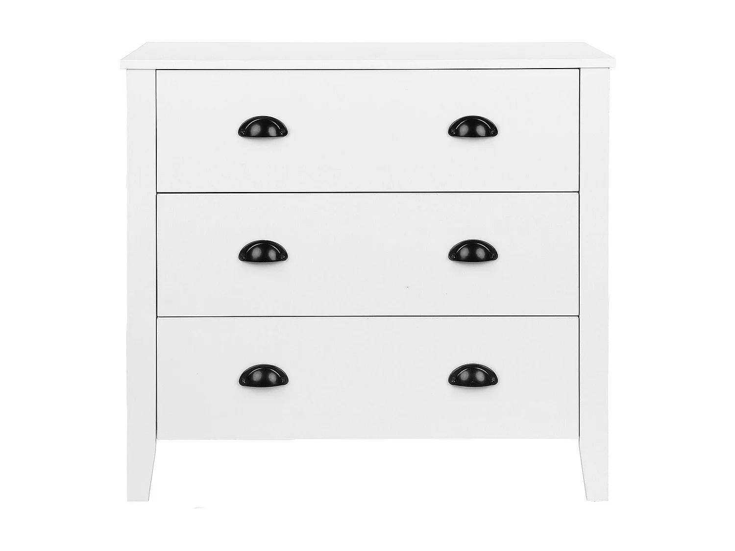 Commode à 3 tiroirs DONOVAN Blanc