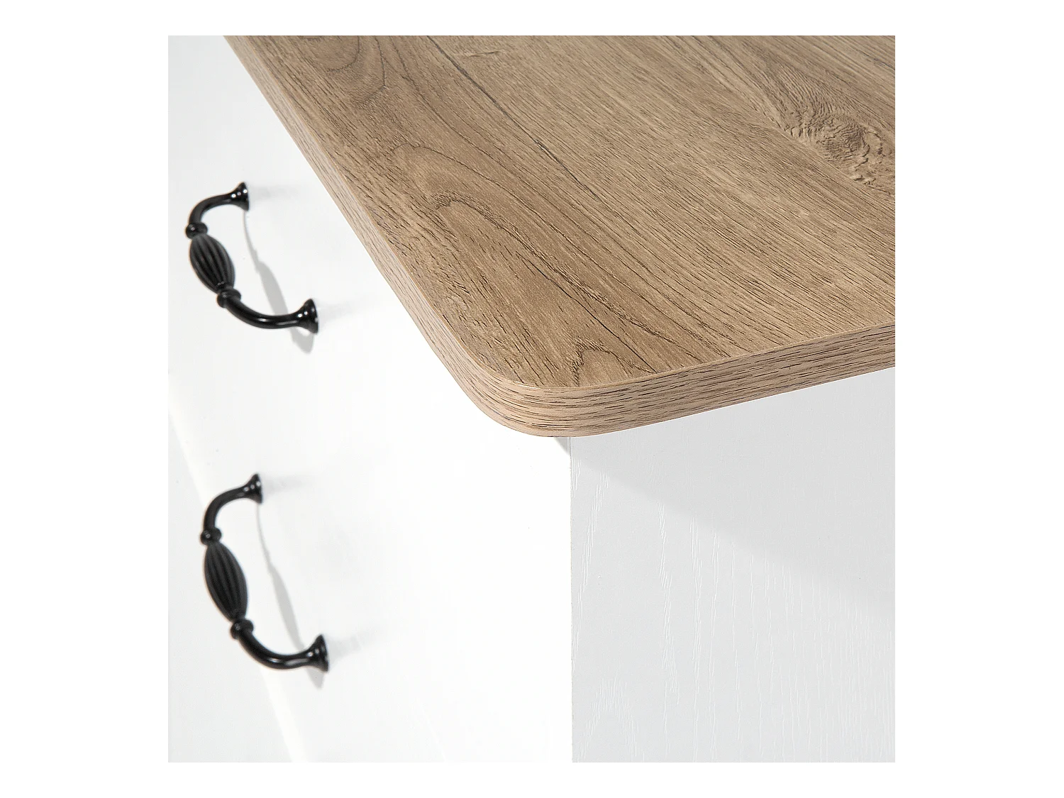 Commode à 3 tiroirs EVERETT Blanc