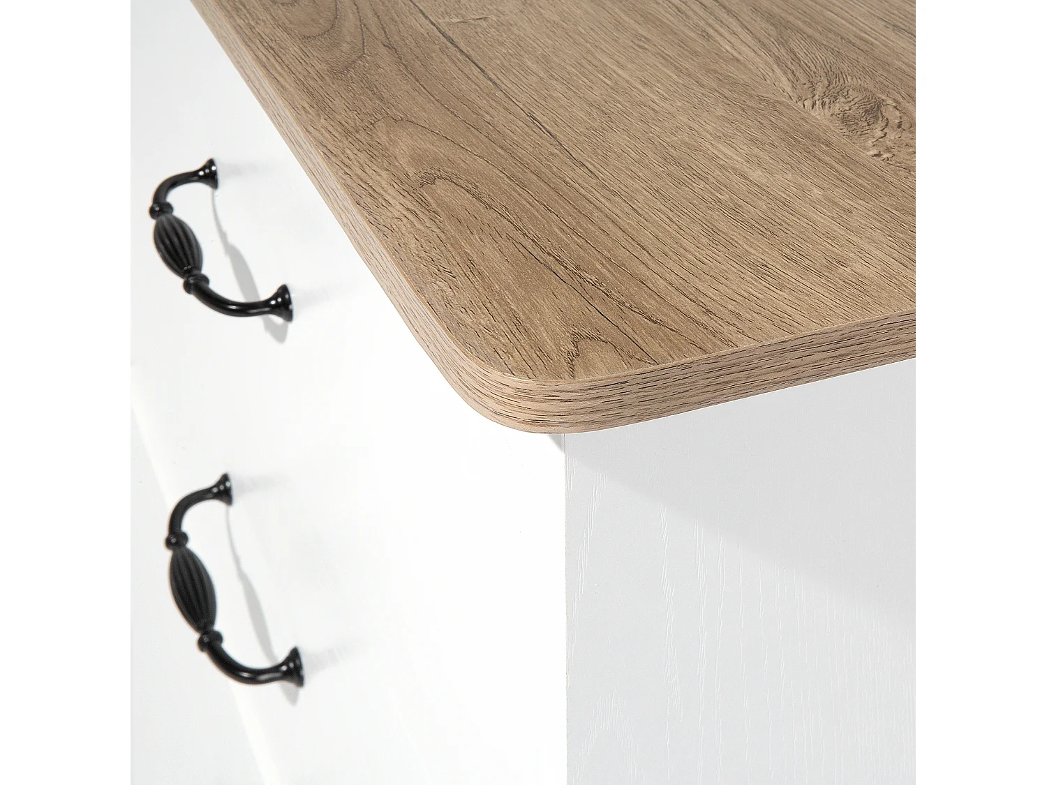 Commode à 3 tiroirs EVERETT Blanc