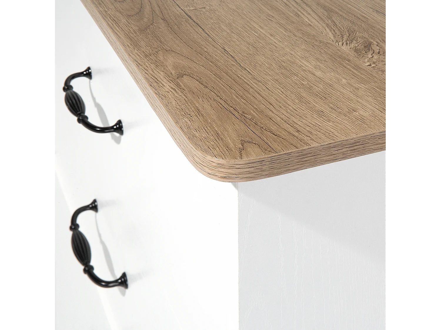 Commode à 3 tiroirs EVERETT Blanc