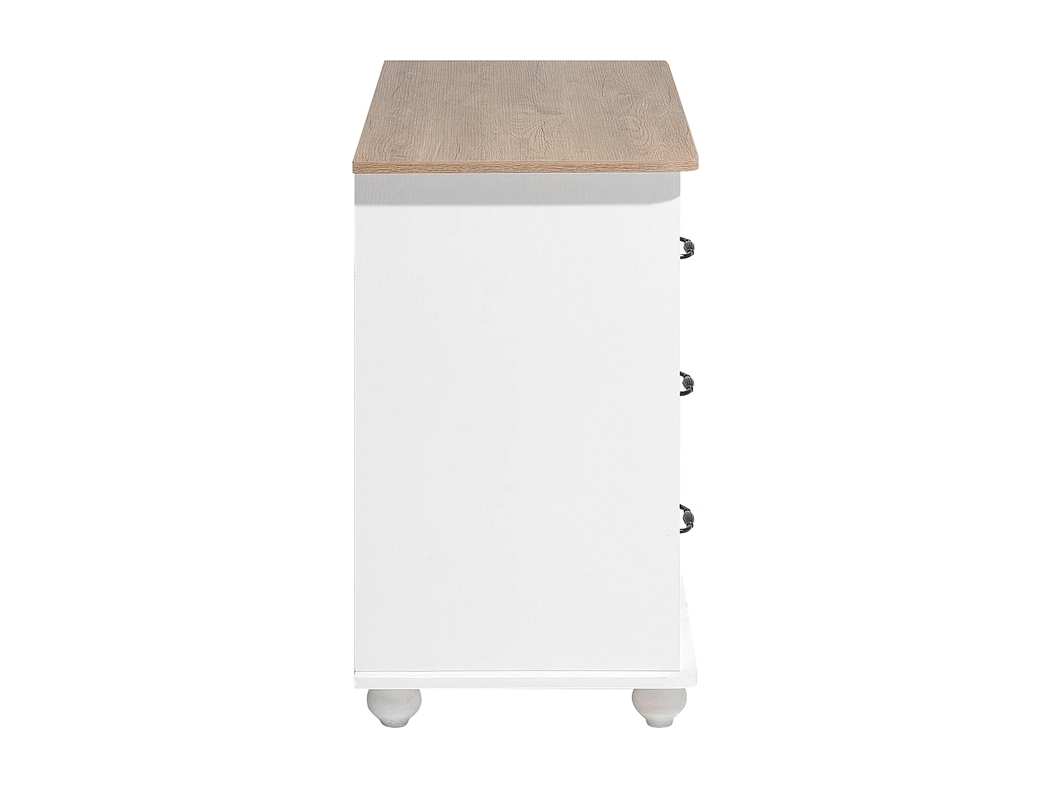 Commode à 3 tiroirs EVERETT Blanc