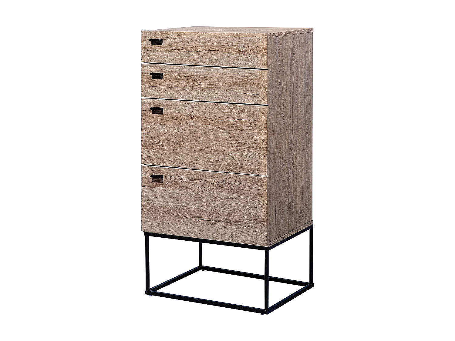 Cómoda de 4 cajones ACRA Marrón claro