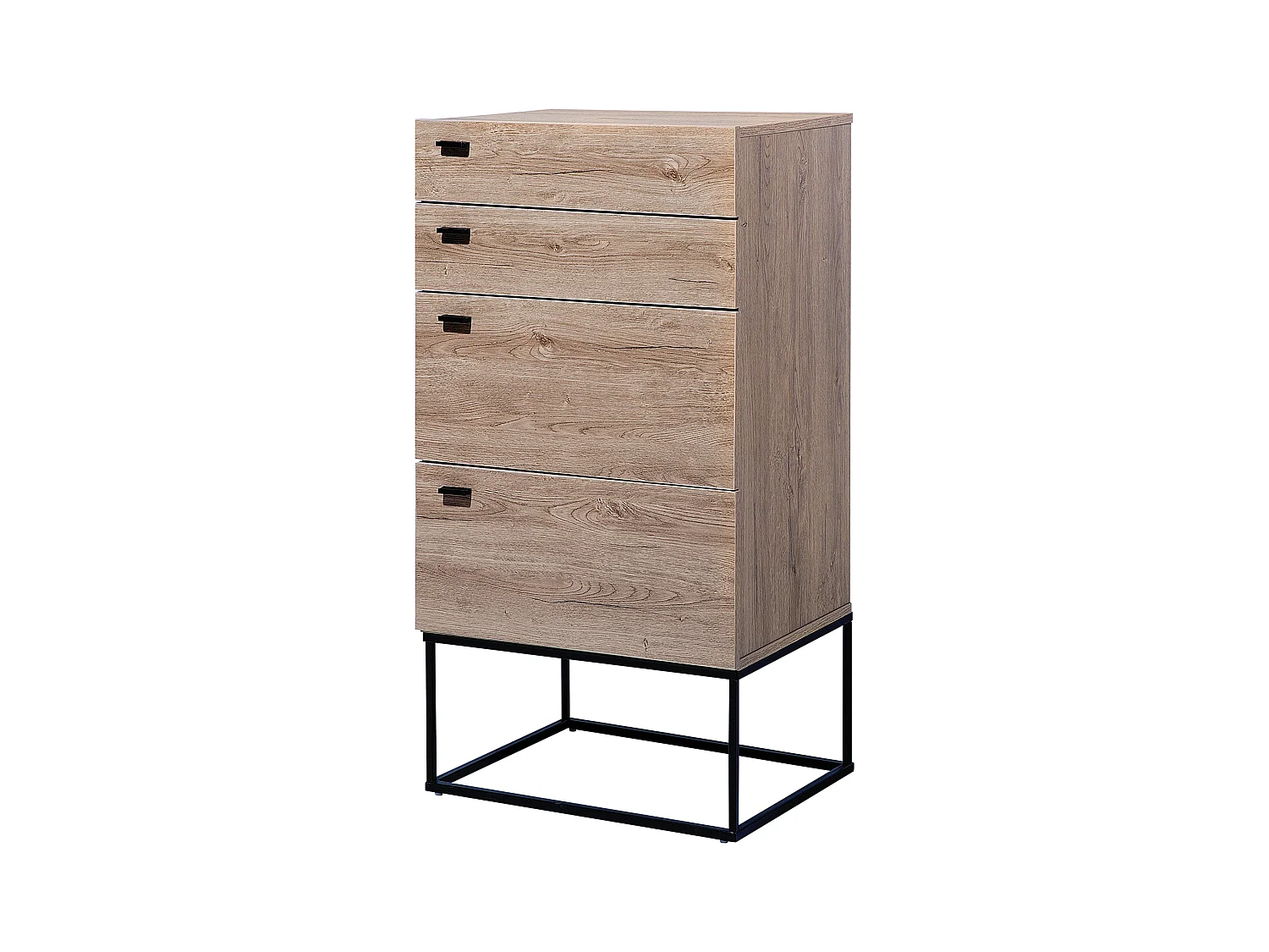 Commode à 4 tiroirs ACRA Marron clair