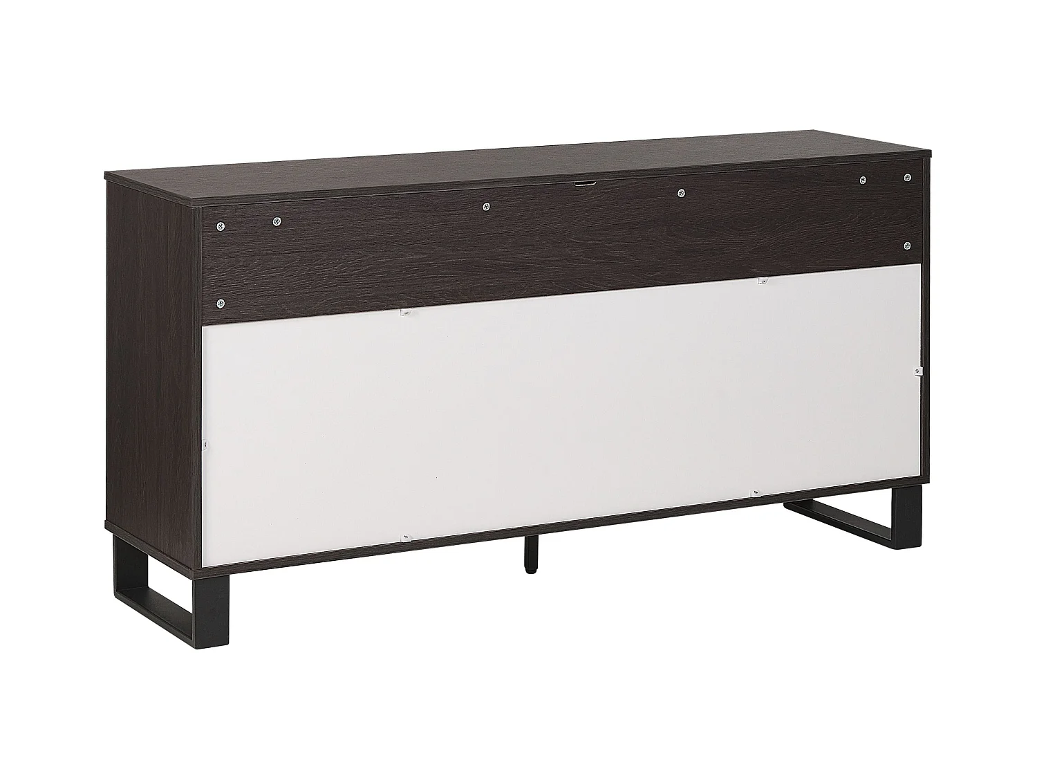 Aparador de 2 puertas ELDA Marrón/Negro