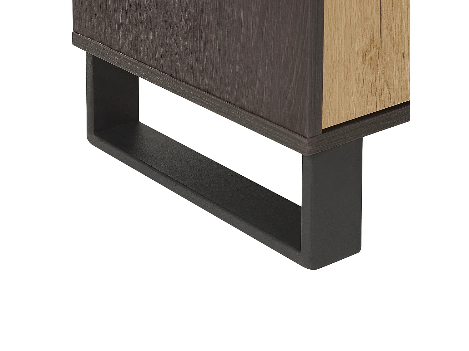 Dressoir met 2 deuren ELDA Bruin/zwart