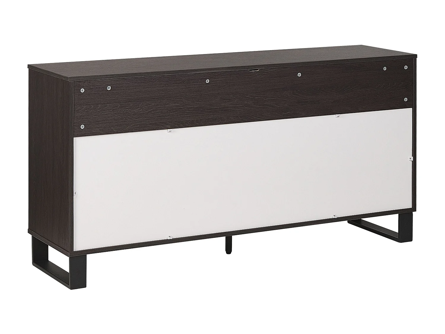 Dressoir met 2 deuren ELDA Bruin/zwart