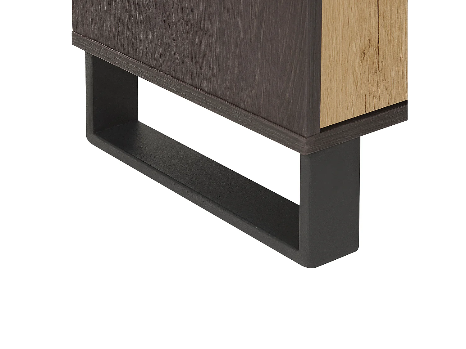 Dressoir met 2 deuren ELDA Bruin/zwart