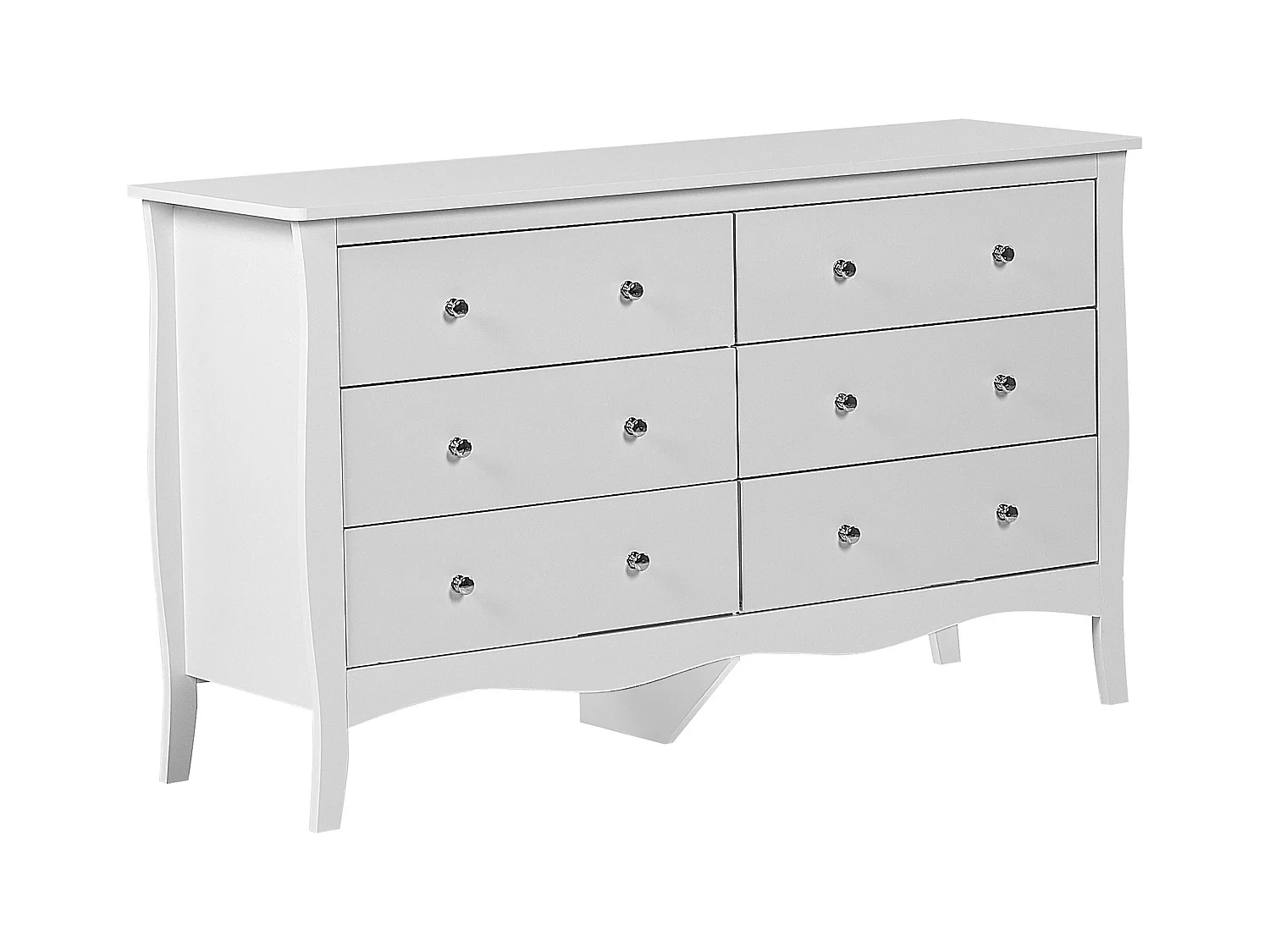 Commode à 6 tiroirs WINCHESTER Blanc