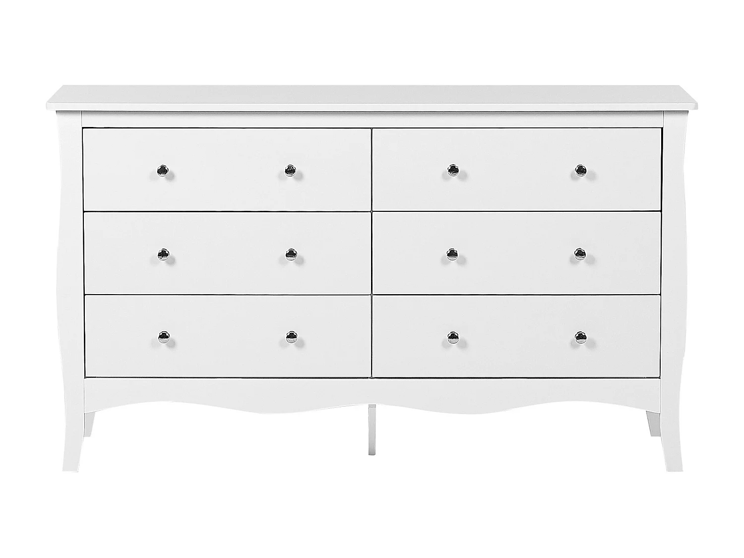 Commode à 6 tiroirs WINCHESTER Blanc