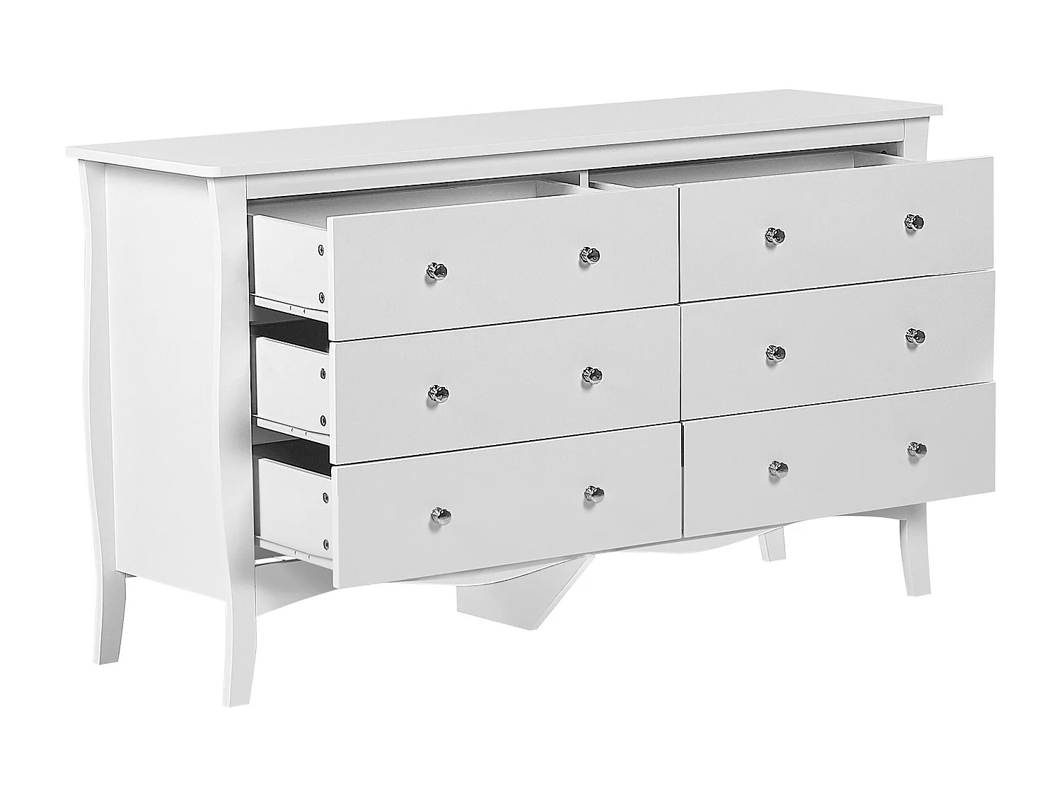 Commode à 6 tiroirs WINCHESTER Blanc