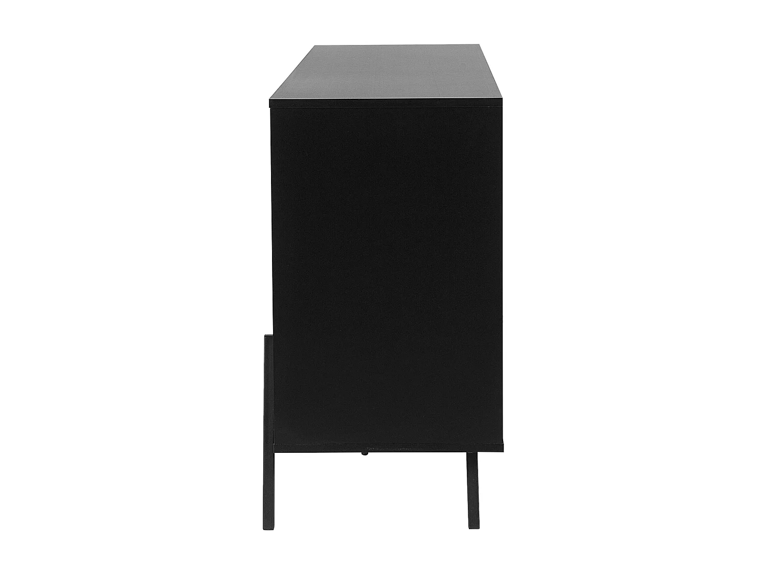 Commode 2 portes BLACKPOOL Marron/noir
