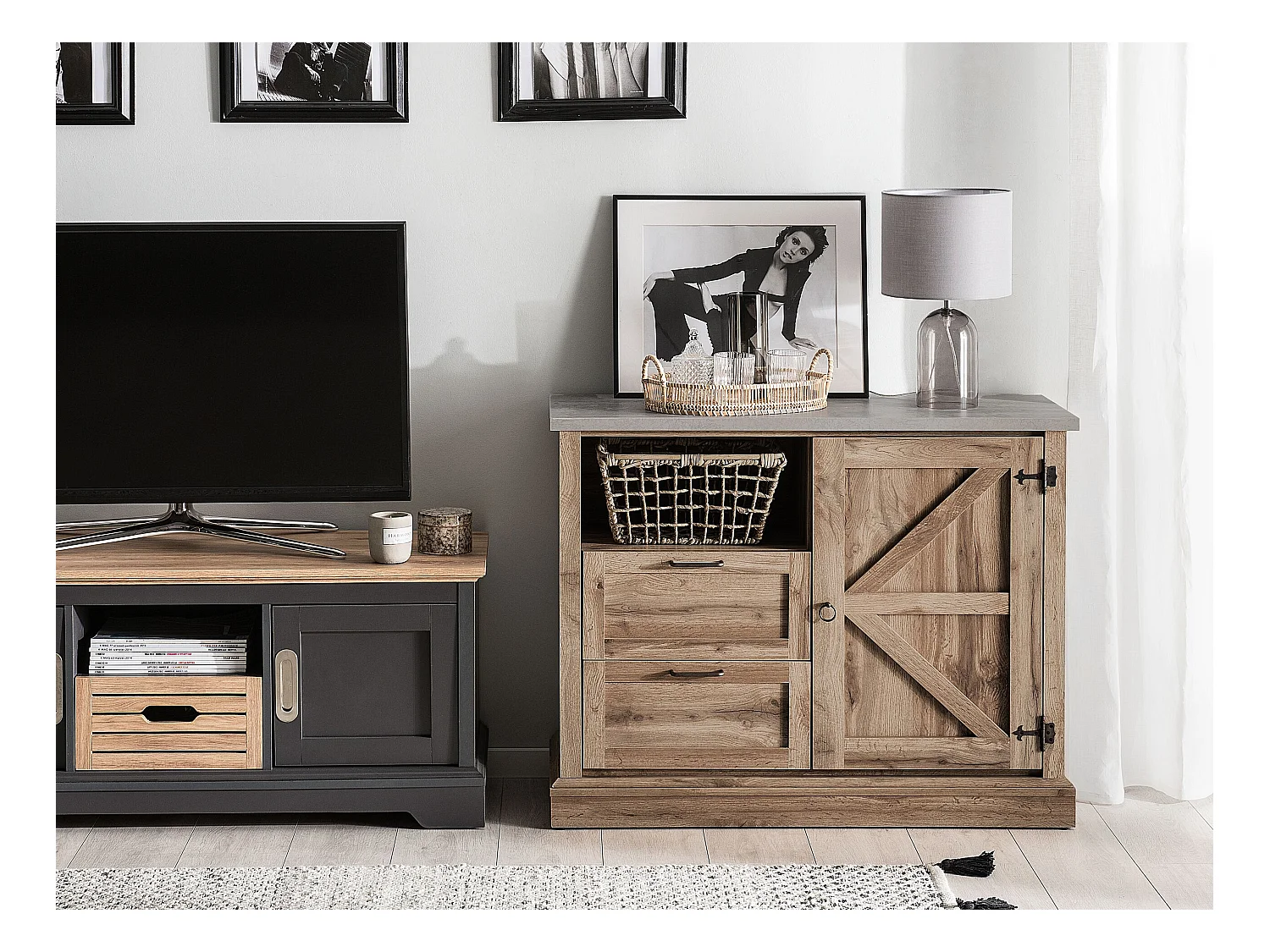 Commode TORONTO Marron clair
