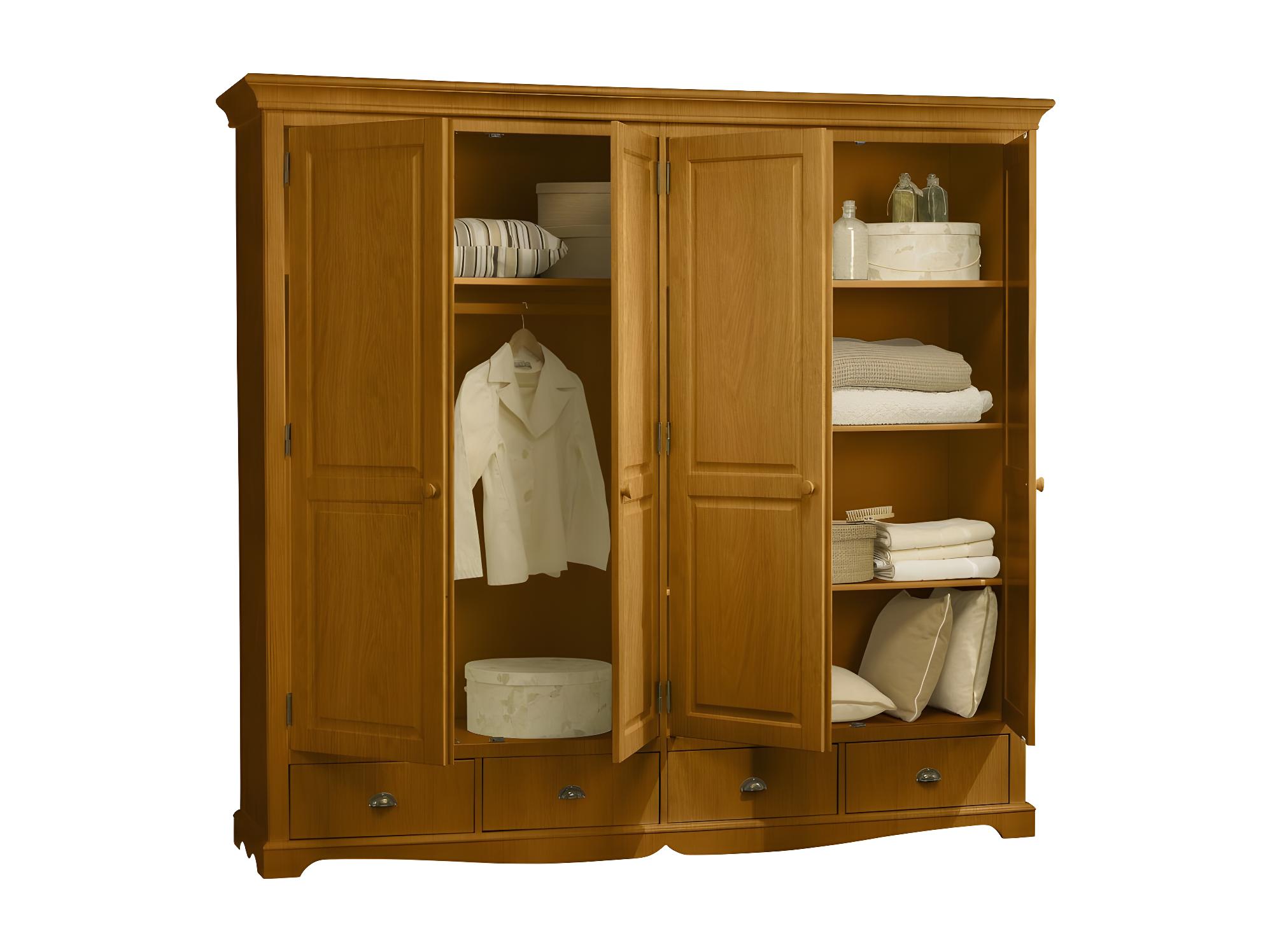 Armoire Penderie Pin Miel Cm