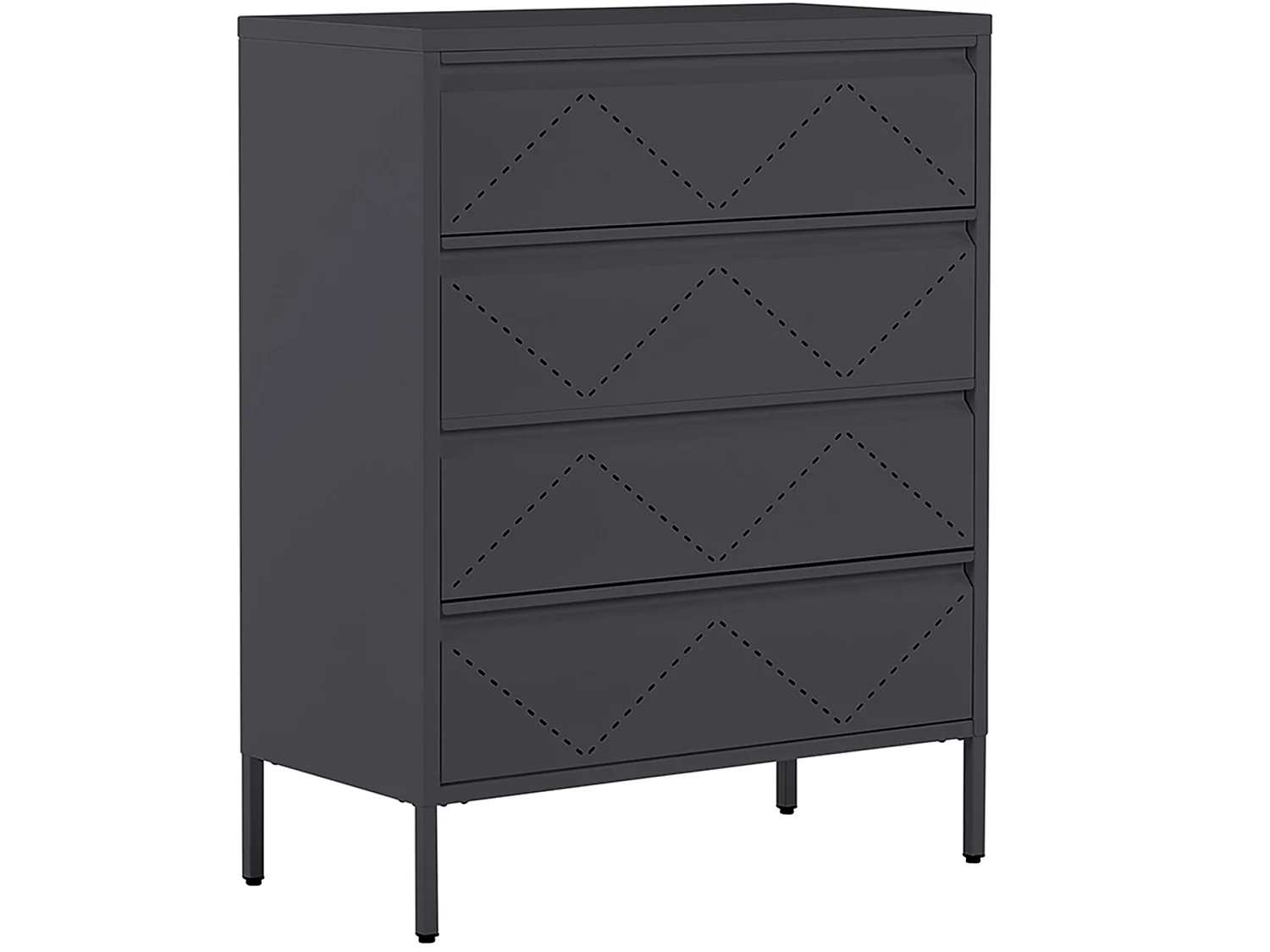 Cassettiera MATANA Metallo Nero