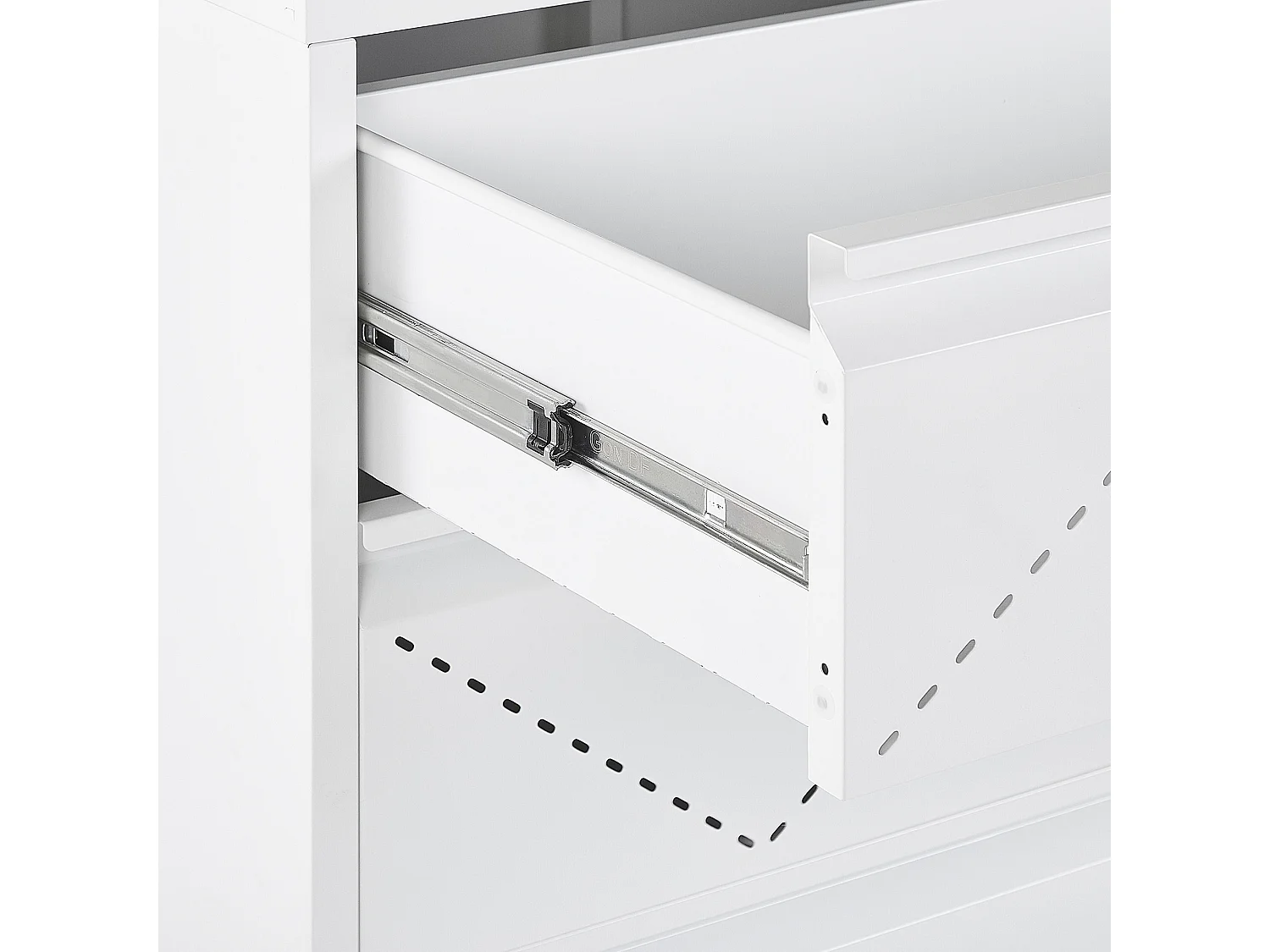 Ladekast MATANA Metaal Wit