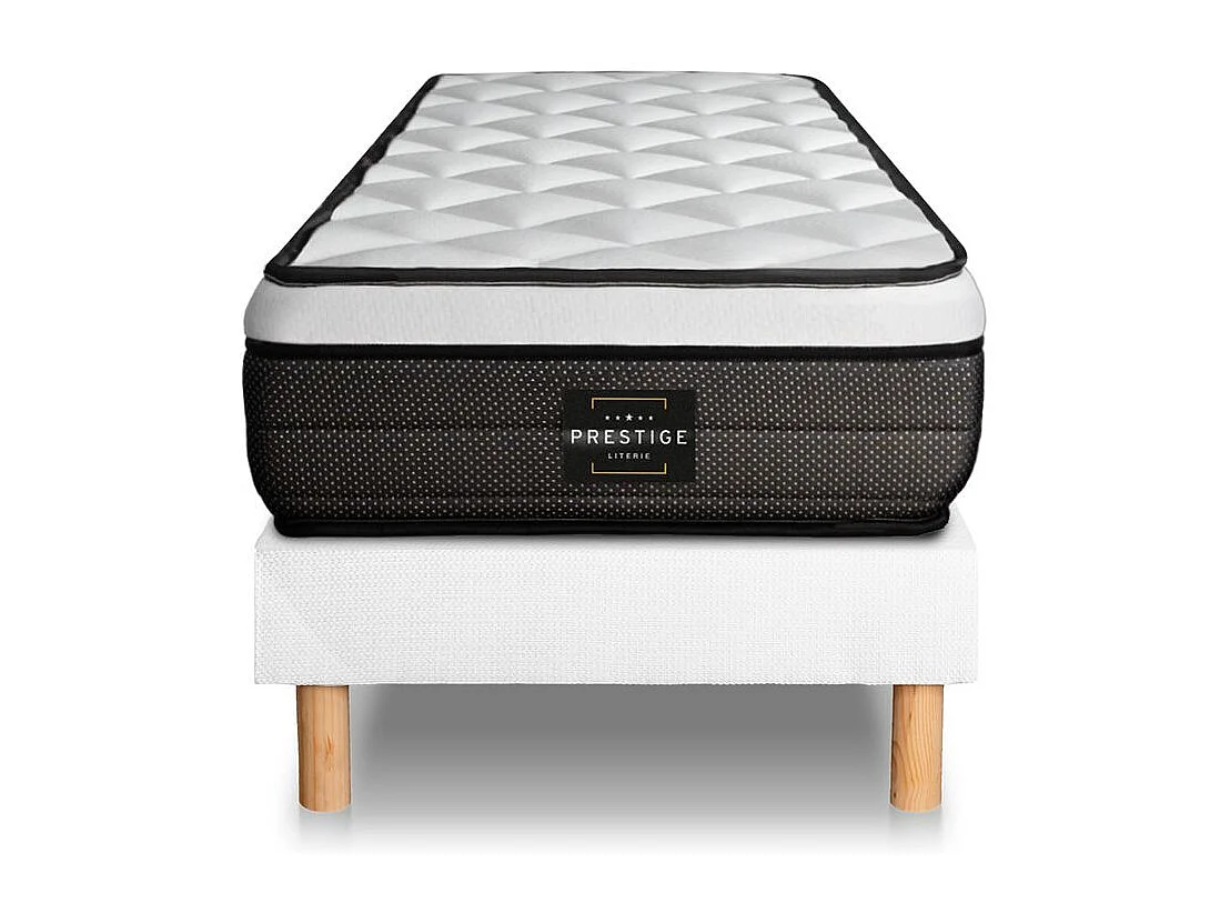 Ensemble Suite 90x200 Ressorts ensachés, mémoire de forme 5 zones