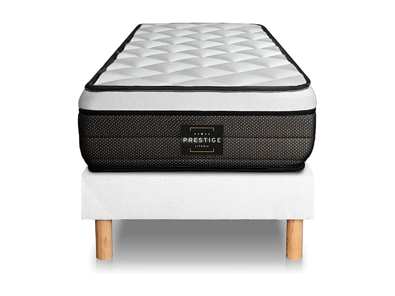 Ensemble Suite 90x200 Ressorts ensachés, mémoire de forme 5 zones