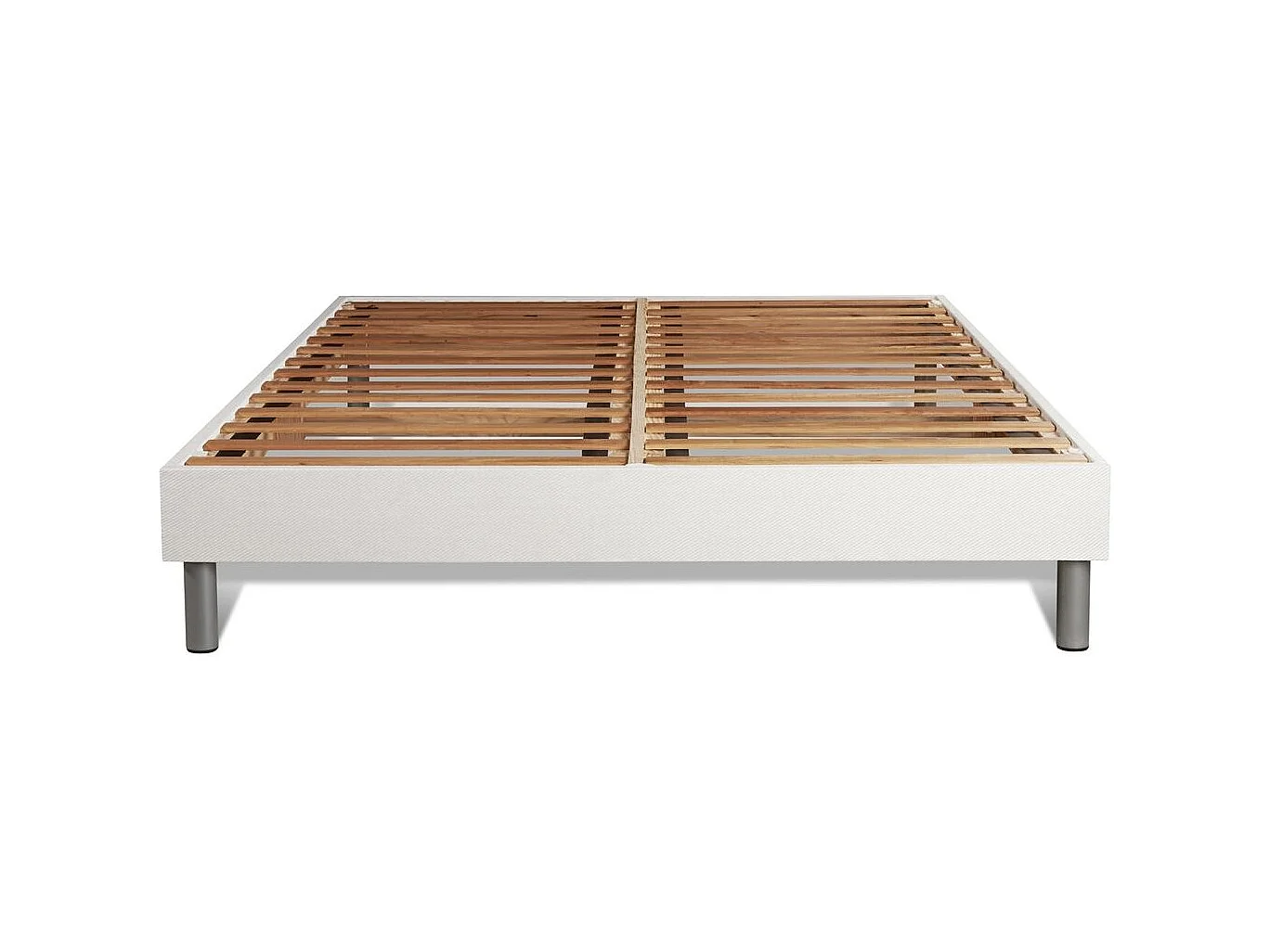 Ensemble 140x200 matelas FORM + sommier kit blanc