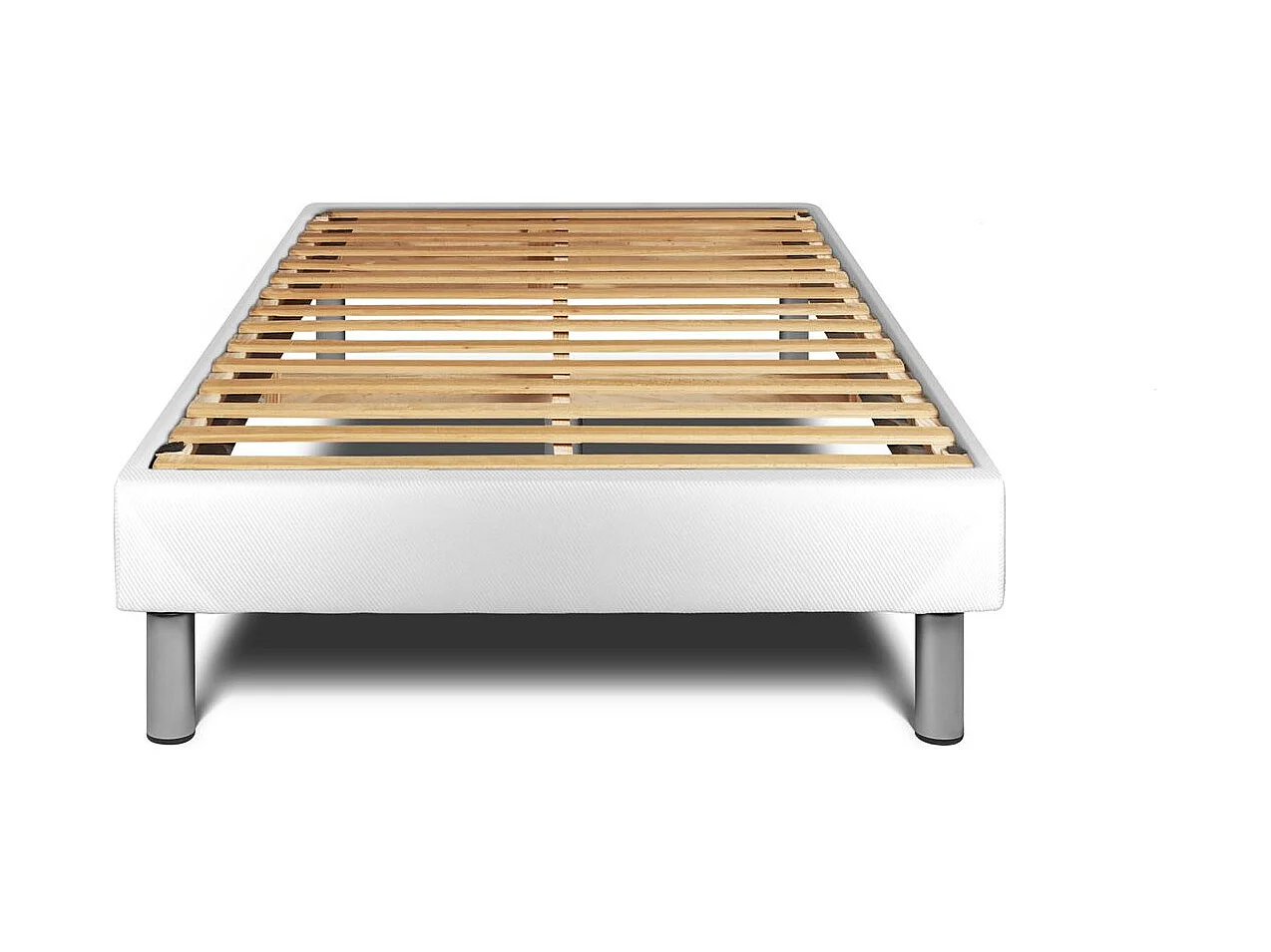 Ensemble VITALPOWER 90 x 190 cm sommier Kit blanc