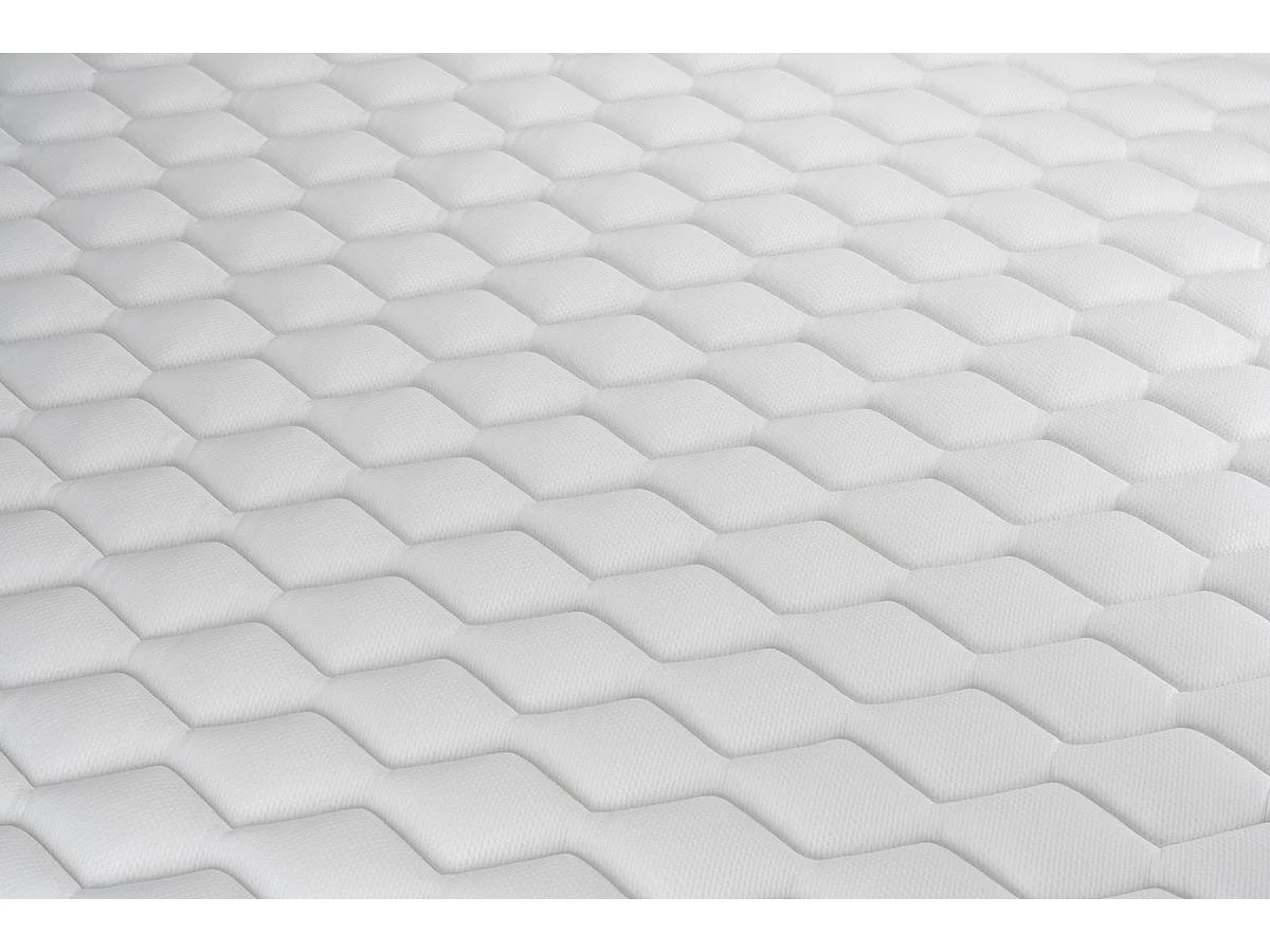 Matratzenset VITALPOWER 90 x 190 cm Bettrahmen Kit weiß