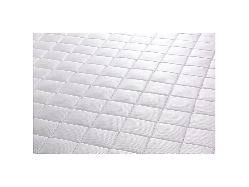 Pack double sommier 80x200 + matelas FORM 160x200 + 2 oreillers mémoire de forme + Couette Percale