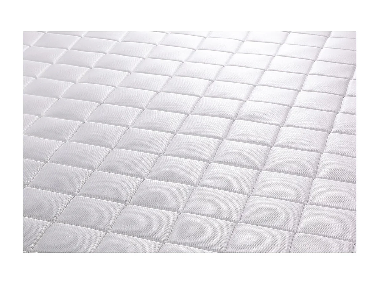 Pack double sommier 80x200 + matelas FORM 160x200 + 2 oreillers mémoire de forme + Couette Percale