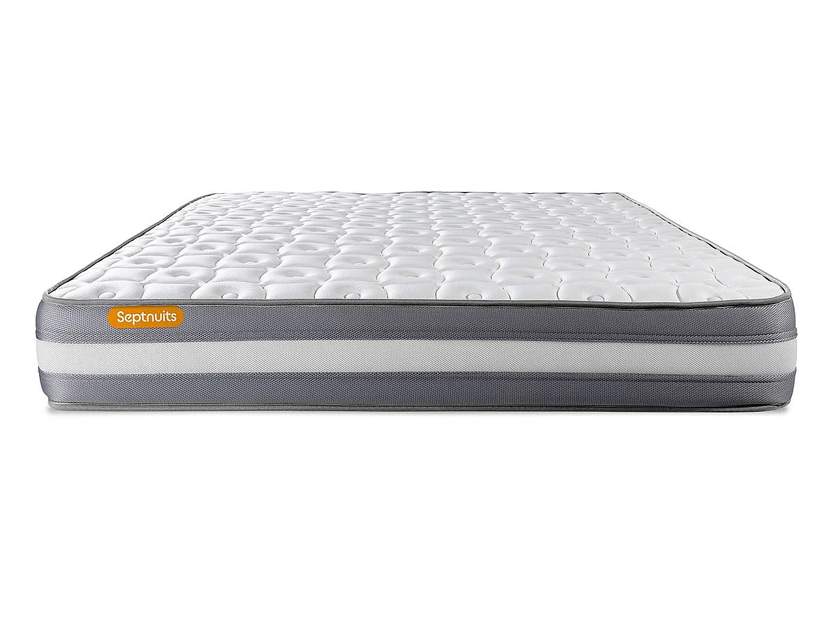 Matelas 160x200 + double sommiers 80x200 Memo Plus Mémoire de forme 3 zones