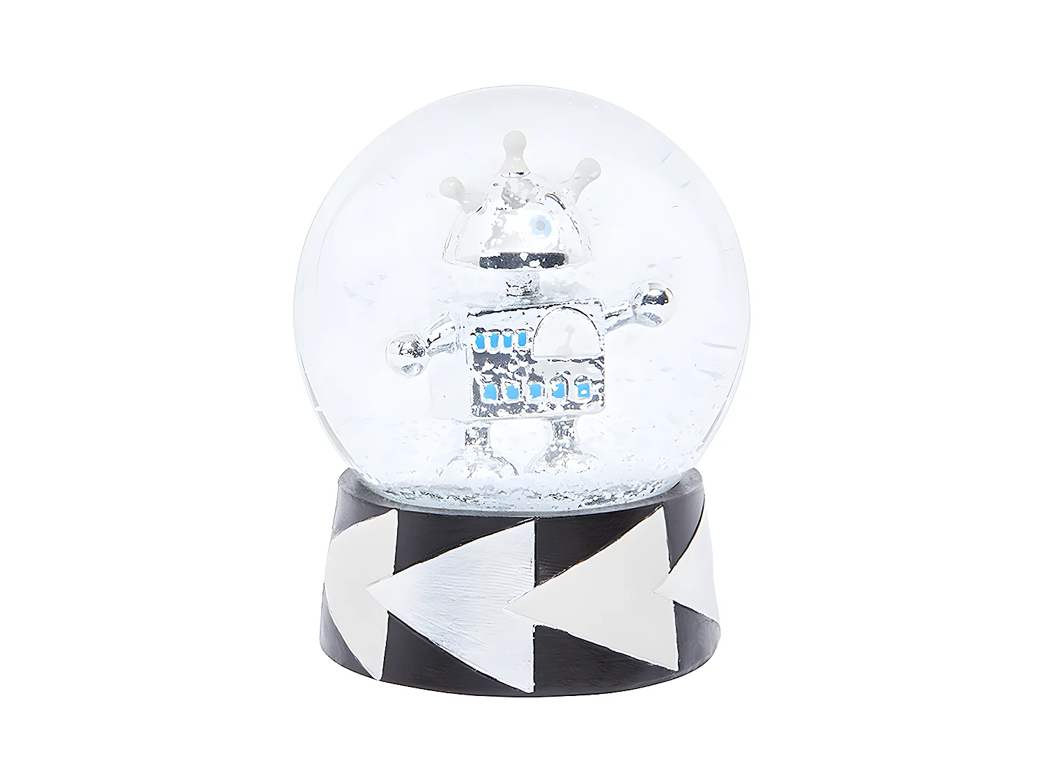 Boule à Neige de Noël Figurine Robot Pop