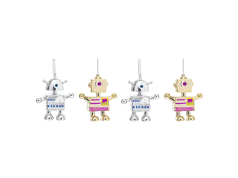 Suspensions de Noël Pop Robots