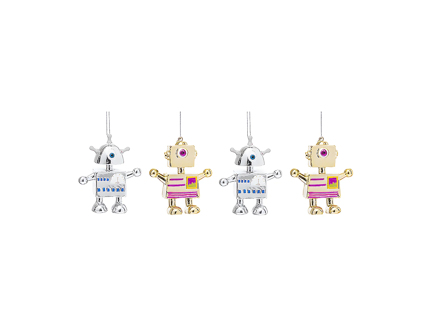 Suspensions de Noël Pop Robots