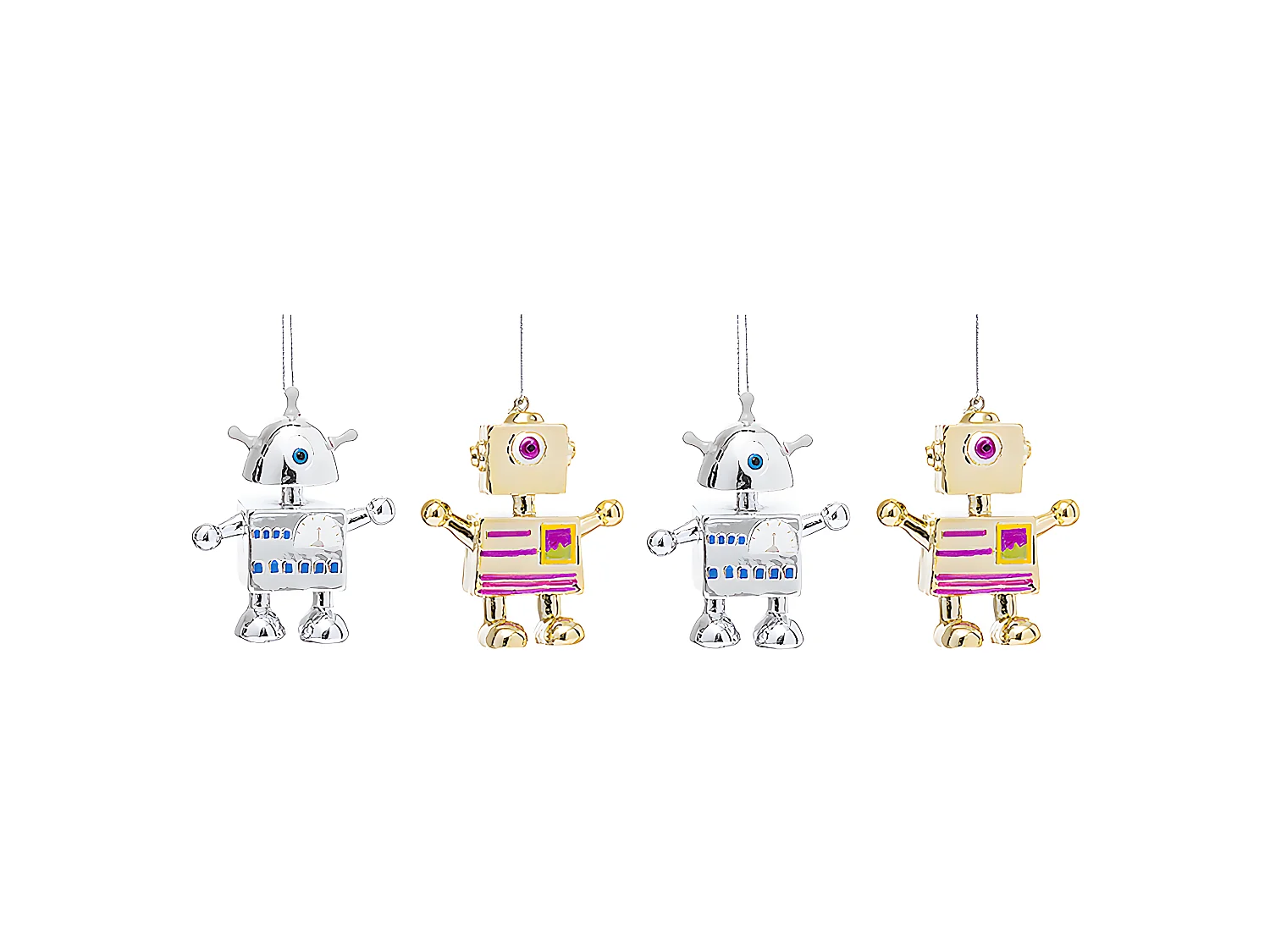 Suspensions de Noël Pop Robots