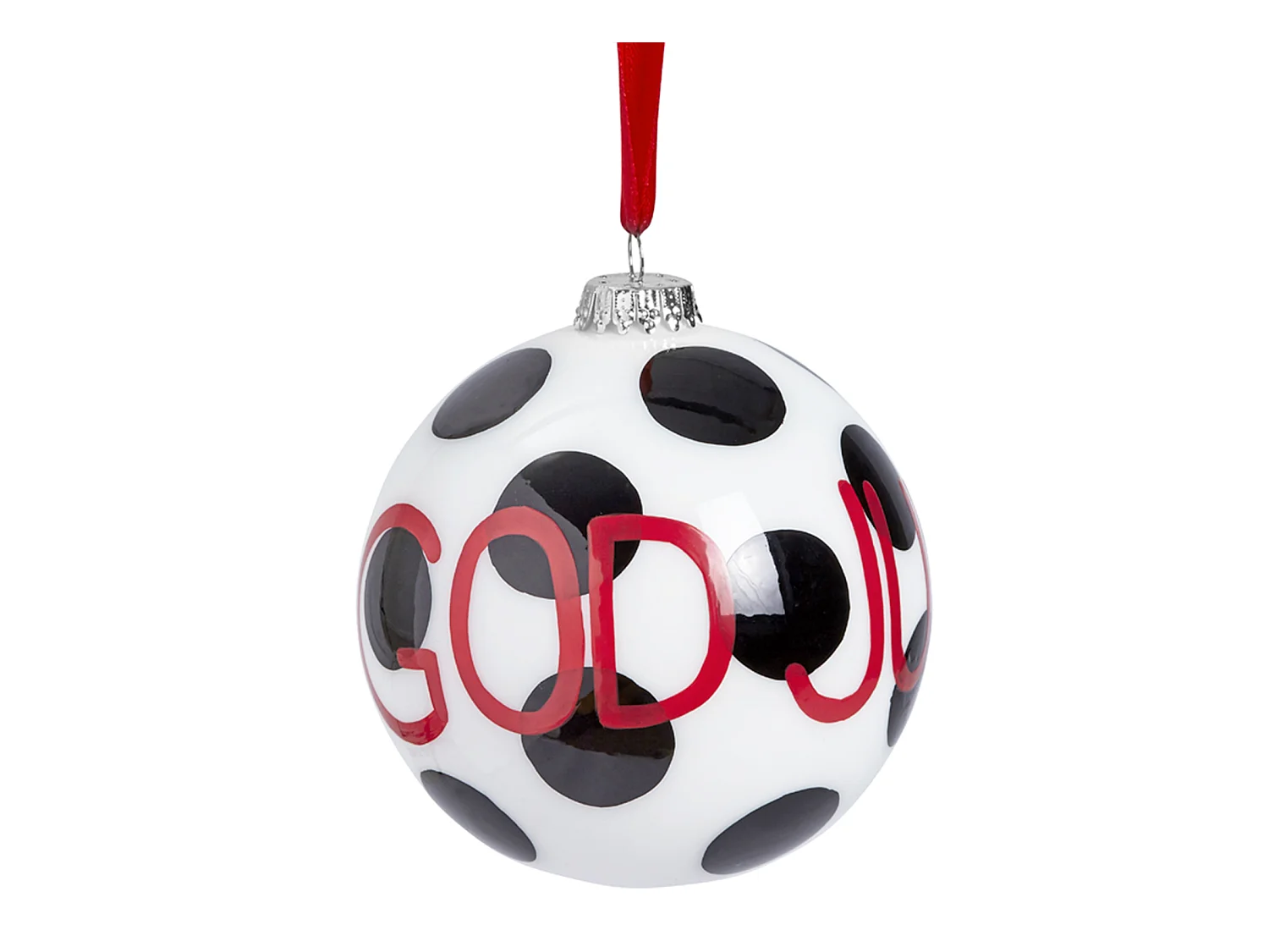 Boule de Noël à Motif et Écritures