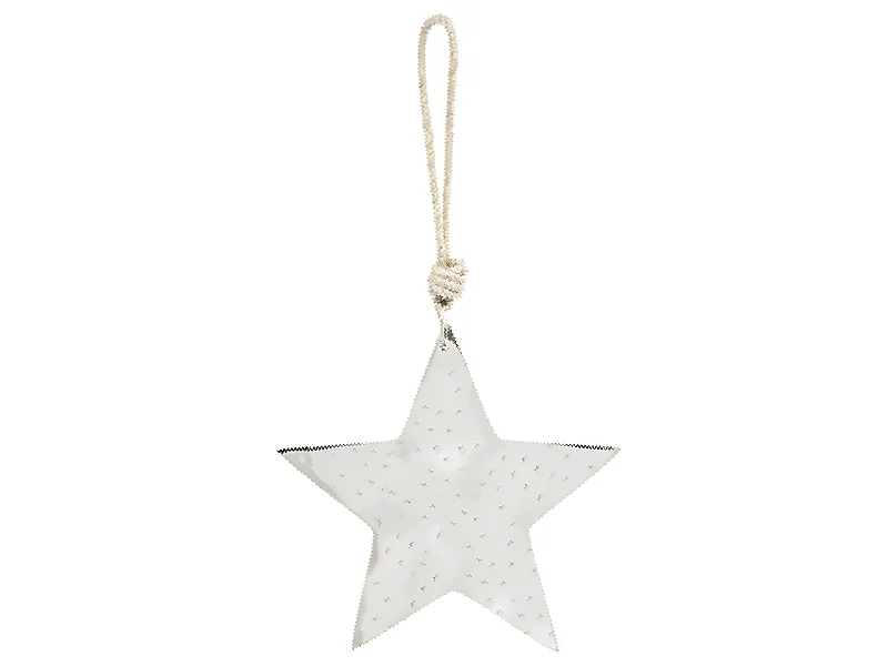 Suspension de Noël Étoile en Fer