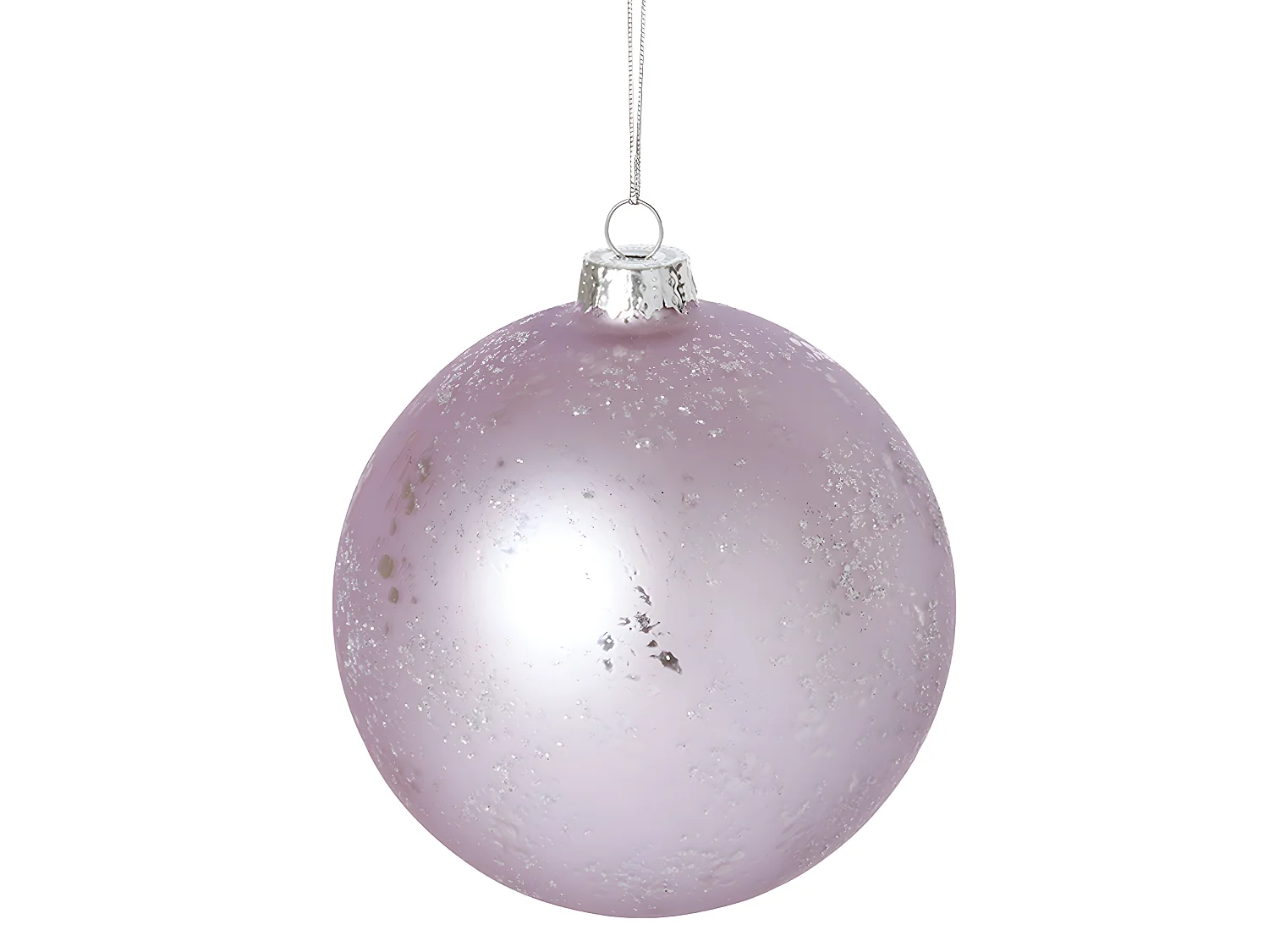 Boule de Noël Pailletée et Mat