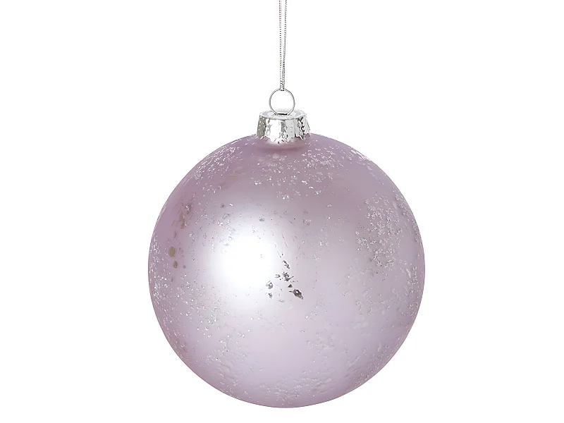 Boule de Noël Pailletée et Mat