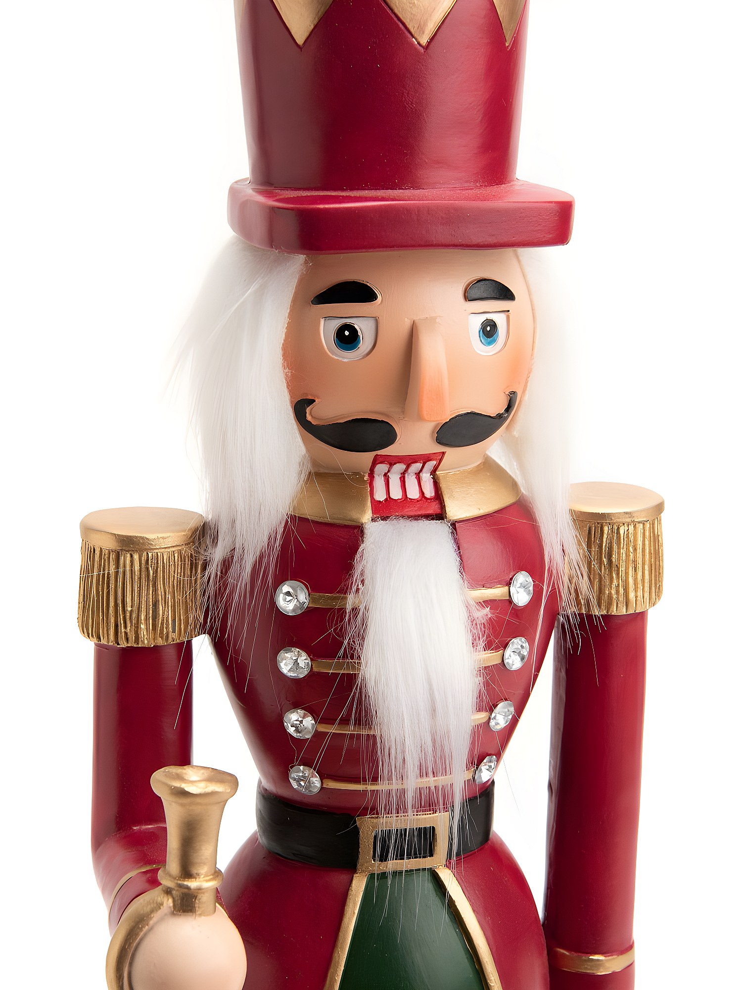 FIGURINE CASSE-NOISETTES BOIS DE PIN 10X8X38CM