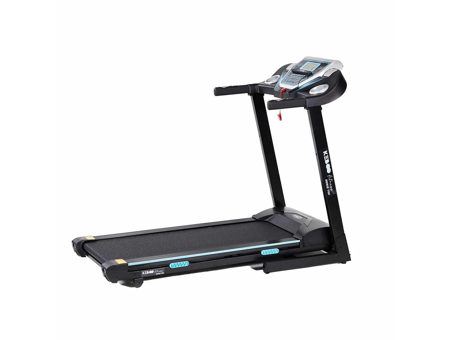 Tapis de Course Pliable Keboo série 700, Écran LCD 1-16 km/h 14 Programmes d'Entraînement et Haut-Parleur