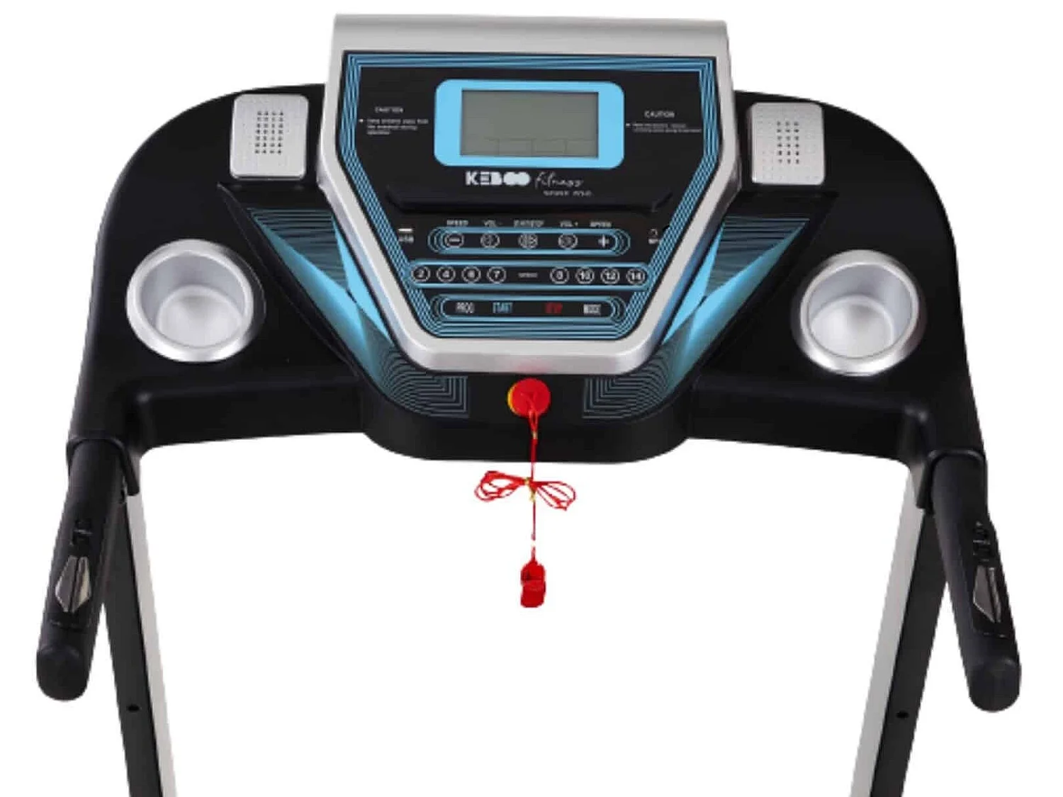 Tapis de Course Pliable Keboo série 700, Écran LCD 1-16 km/h 14 Programmes d'Entraînement et Haut-Parleur