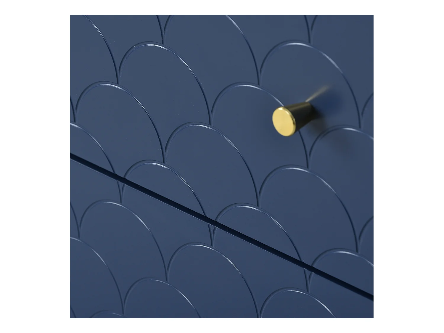 Kommode mit Stauraum für Schlafzimmer – 3 Schubladen – dunkelblau