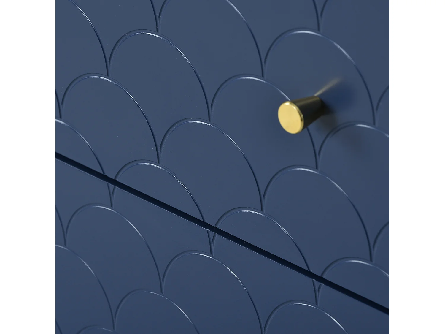 Cómoda Ragement para dormitorio - 3 cajones - azul oscuro