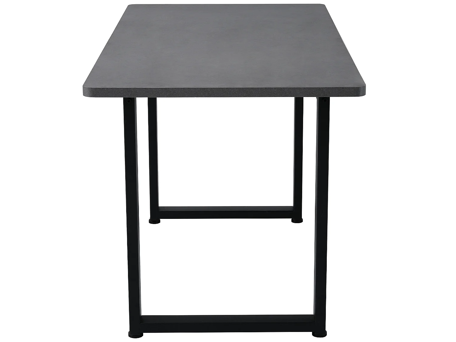 Table à manger en acier - style industriel - Gris