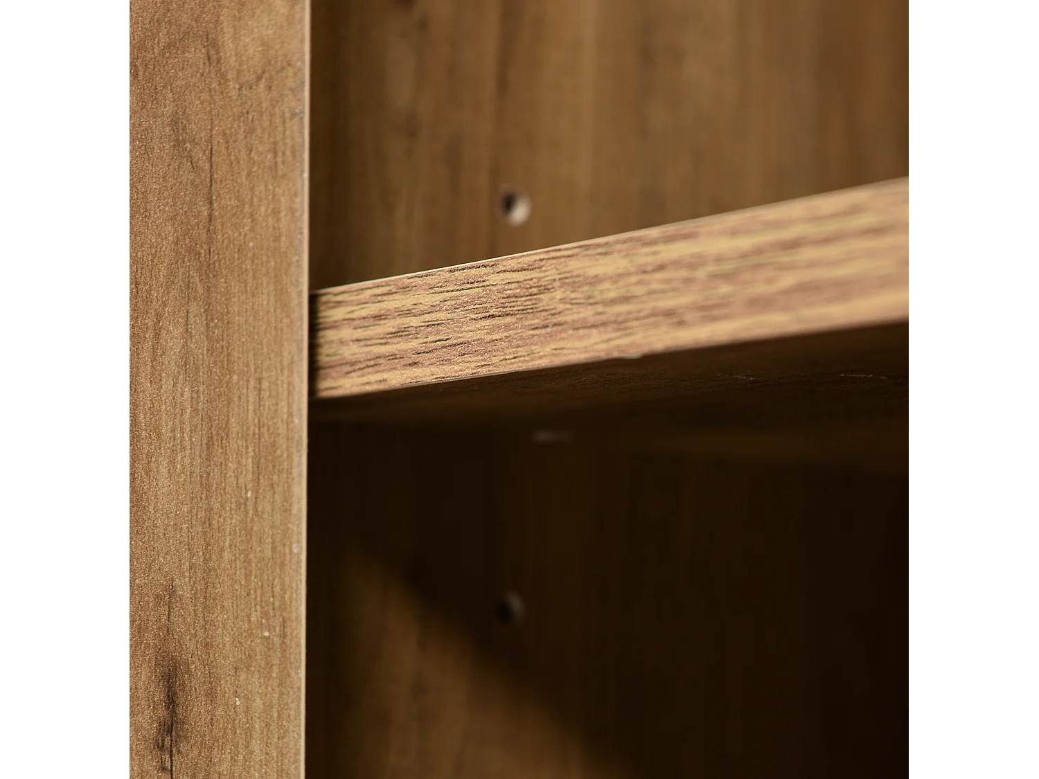 Dressoir met verstelbare planken - 2 deuren en 3 laden - Donker eiken