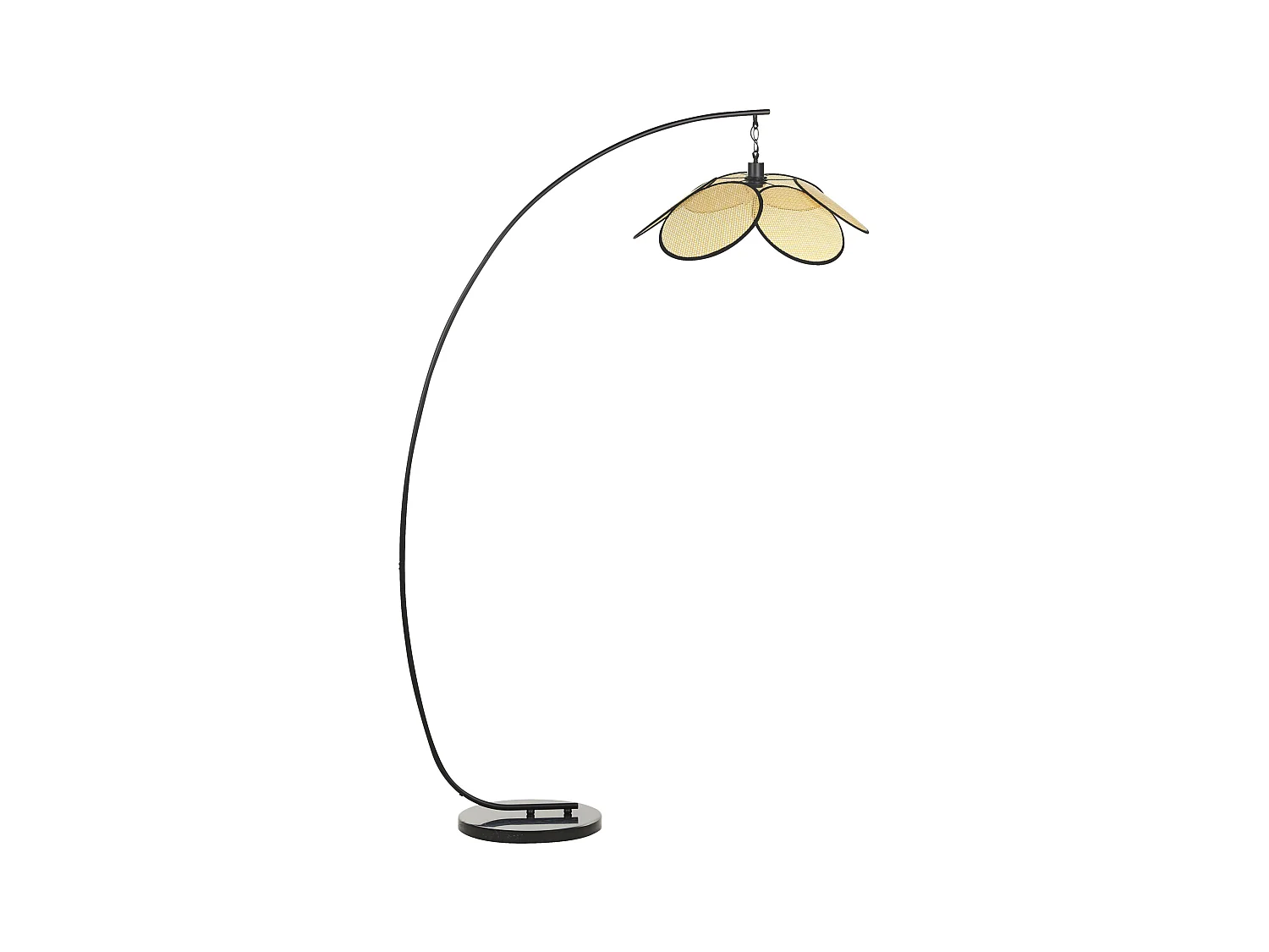Lampadaire MERRICA Métal Noir