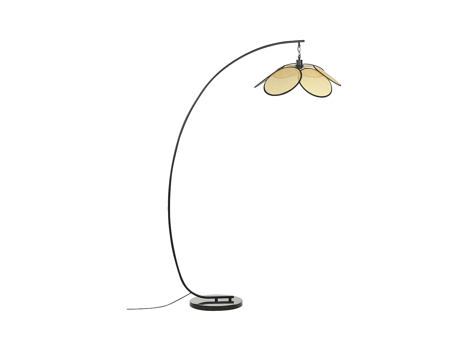 Staande lamp MERRICA Metaal Zwart