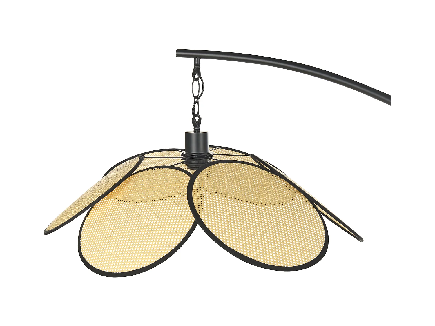 Staande lamp MERRICA Metaal Zwart