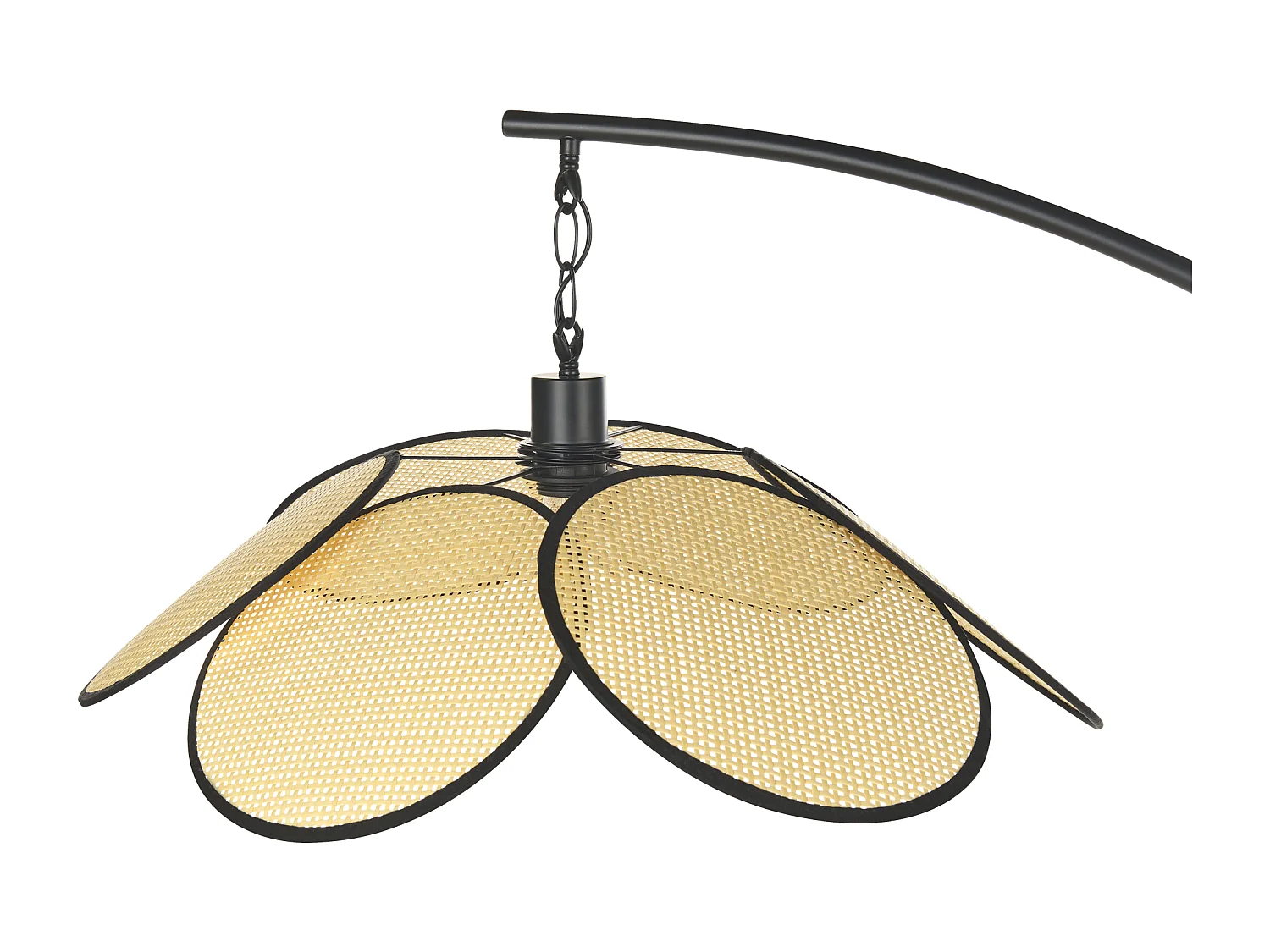 Stehlampe MERRICA Metall Schwarz