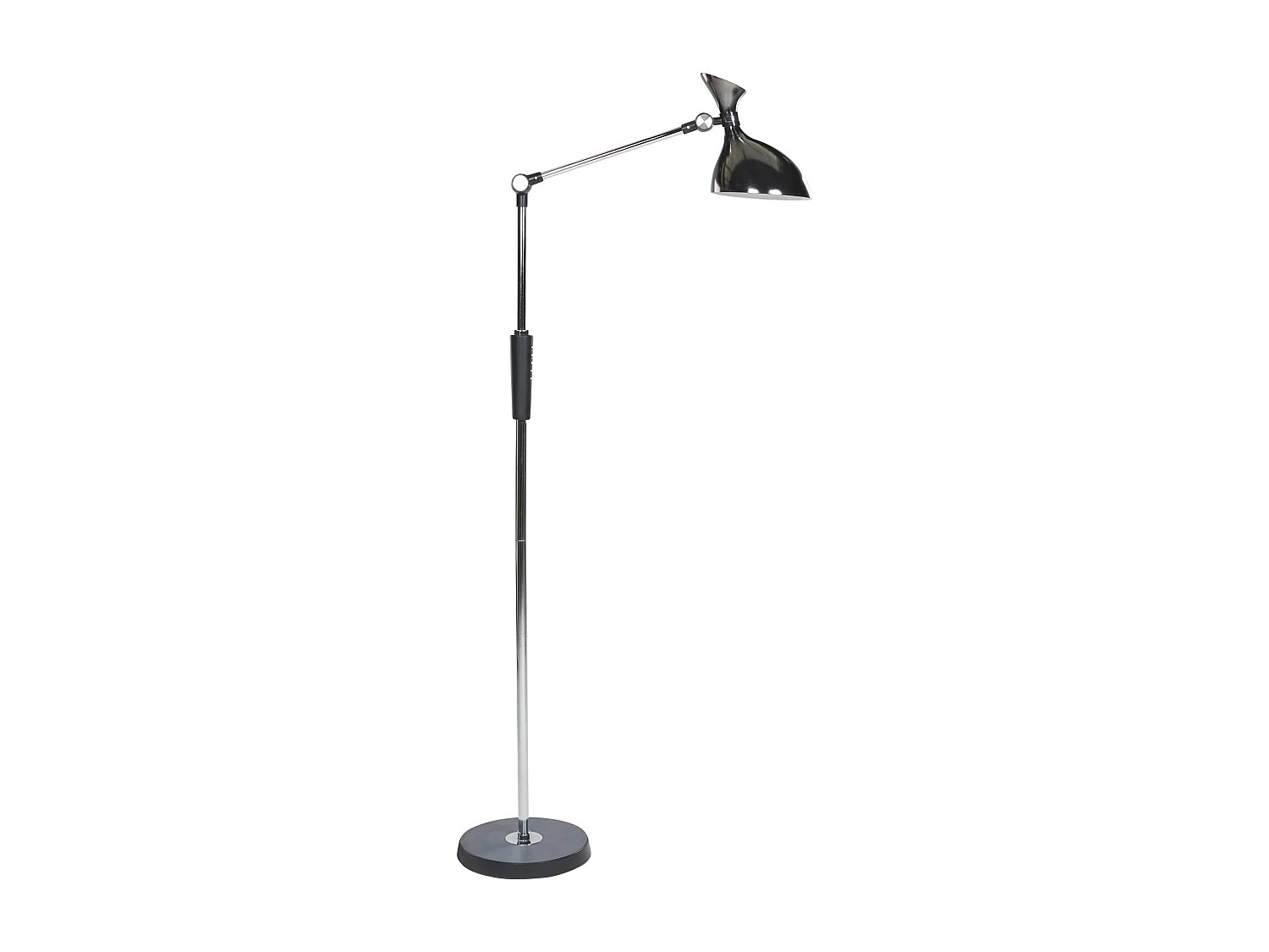 Lampadaire LED ANDROMEDA Avec variateur Métal Argenté