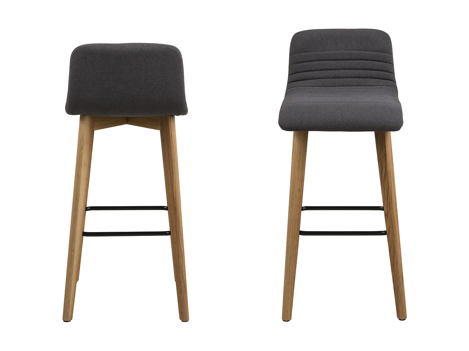 Aros Tabouret de bar en gris, anthracite.
